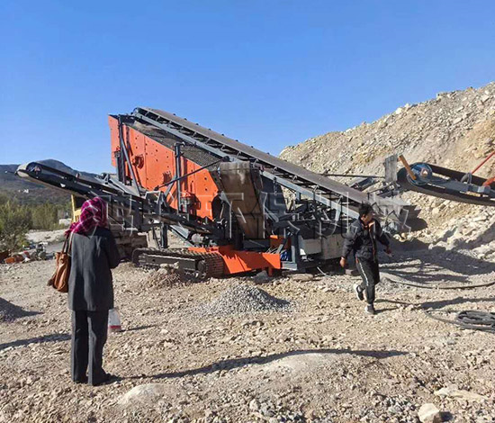 履帶式移動分體破碎站